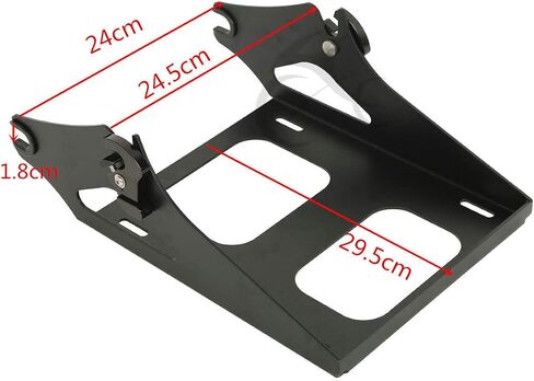 TCT-Motorparts Matte Black King Tour Pack Pad Trunk Trunk W/Mount Plate Fit for Harley Tour Pack Road ، Road King ، Street Glide ، Electra Glide and Select CVO Models 2014-2025 in Saudi Arabia