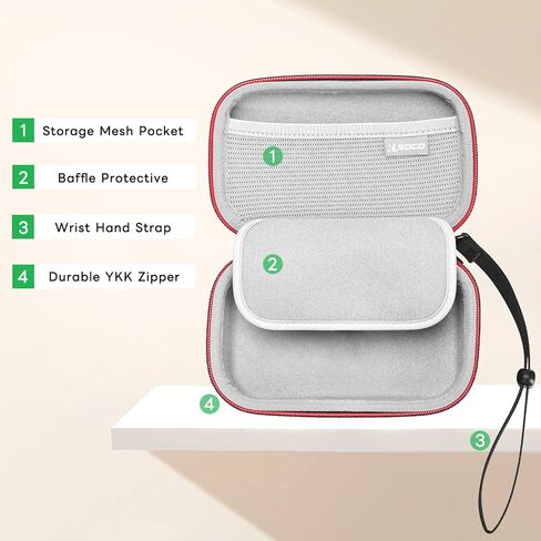 RLSOCO Hard Case for Braun ThermoScan 7/ThermoScan 5/ThermoScan 6 Digital Ear Thermometer,Fits for Braun IRT6520 / IRT6500 / IRT6020 / IRT6515 Ear Thermometers (Case Only) in Saudi Arabia