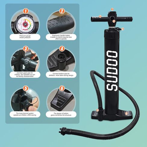 Inflatable Stand Up Paddle Board 10.5'x33 x6 Ultra-Light SUP Stand-Up Paddleboard for Adults & Youth with Backpack, Pump, Paddle, Coil Leash, Triple Fins, Repair Kit in Kuwait