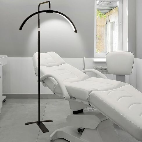 ضوء أرضي LED للرموش، مصباح نصف قمر لتمديد الرموش، إضاءة قوس الرموش للجمال والعناية بالبشرة والرموش والحواجب وإنشاء محتوى التصوير (أبيض) in Saudi Arabia