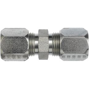 Brennan C2403-08-08 Steel Flareless Bite Tube Fitting, Union, 1/2" Tube OD in Saudi Arabia