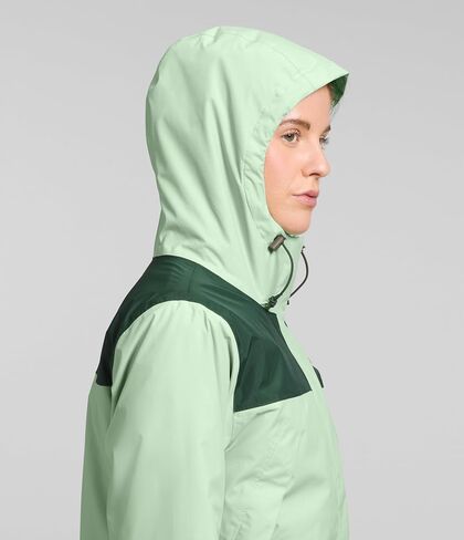سترة أنتورا النسائية المقاومة للماء من THE NORTH FACE (مقاس قياسي وحجم كبير)، لؤلؤي مدخن، X-Large in Saudi Arabia