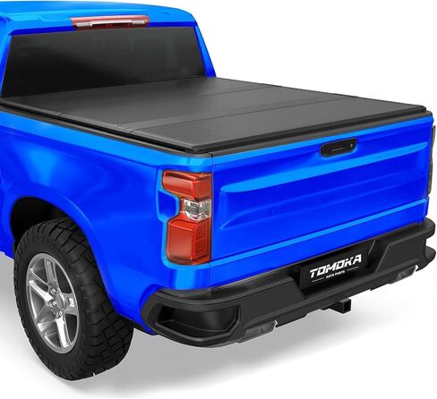توموكا ناعمة Tri-Fold Bed Bed Tonneau Cover يناسب 2015-2025 Chevy Colorado GMC Canyon Bed 5.2 ft (62 ") in Kuwait