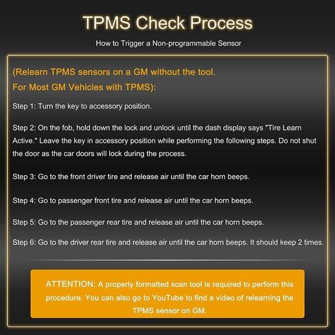 13586335 GM SENSOR MESSOR 315MHZ المبرمجة TPMS مستشعر TPMS مع EL-50448 TPMS TOLERN FOR 2007-2014 BUICK 2006-2014 CADILLAC 2006-2015 CHEVROLET 2007-2015 GMC 1358158 13598771 13598772 in Kuwait