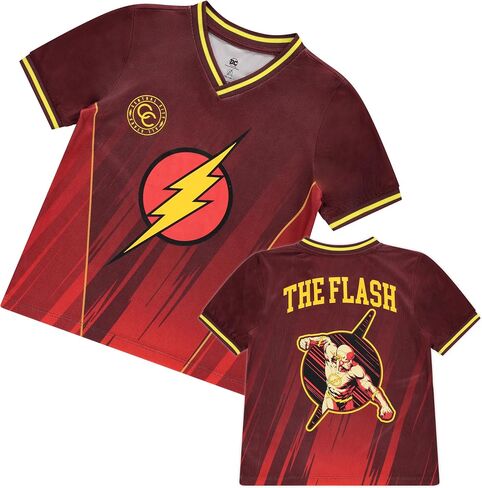 DC Comics Boys the Flash Boys Soccer Mesh Jersey Tee & Short 2pc Set - Boy 4-20 in Saudi Arabia