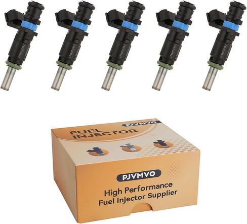 07K906031C OE Performance 2.5L Fuel Injectors,Compatible with/VW 2.5 Jetta Golf Passat Beetle Rabbit 2007 2008 2009 2010 2011 2012 2013 2014,|8 Holes| |Set of 5| in Saudi Arabia