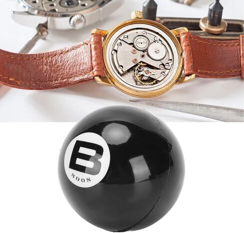شاهد CASE Ball ، أداة مشاهدة كرة القدم المطاطية ، كرة الاحتكاك مفتوحة وأنواع الإغلاق من المسمار في حالة مراقبة الحالات لإصلاح المراقبة (أسود) in Saudi Arabia