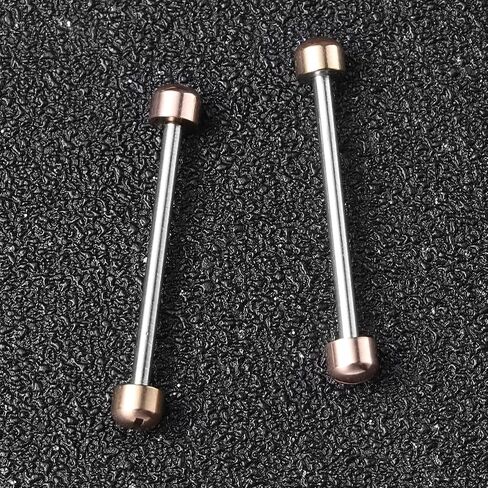 Amosfun 2pcs Watch Screw Tube Rods Screw in Watch Strap Link Rod Connect Rod Repair Tools for Watchmaker - 20mm Inner Diameter (Rose Goldr) in Saudi Arabia