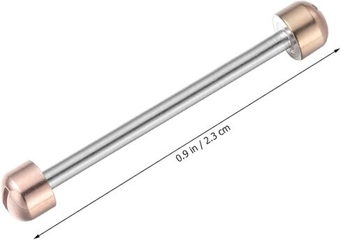 Amosfun 2pcs Watch Screw Tube Rods Screw in Watch Strap Link Rod Connect Rod Repair Tools for Watchmaker - 20mm Inner Diameter (Rose Goldr) in Saudi Arabia