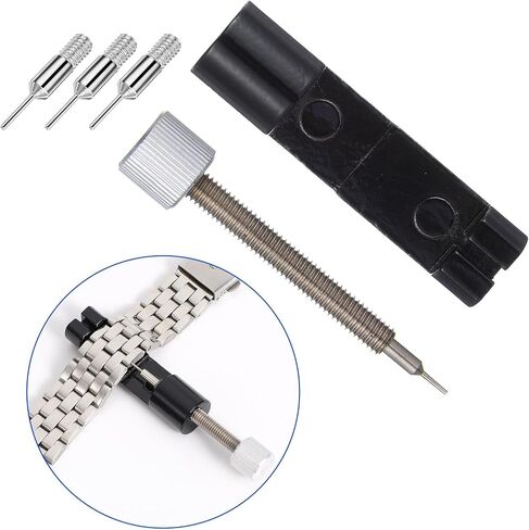 أداة Rink Remover Tool للساعات ، والأدوات اللازمة لضبط وإزالة الأساور ، ومزيل الدبوس لحزام التحجيم ، ومجموعة ضبط نطاق الساعات مع استبدال إضافي in Saudi Arabia