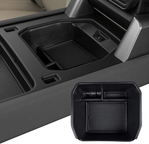 ل Land Rover Defender 90 110 130 الملحقات 2020-2024 مربع تخزين صينية منظم وحدة التحكم المركزية مع فتحة الهاتف ، ورفس النظارات in Kuwait