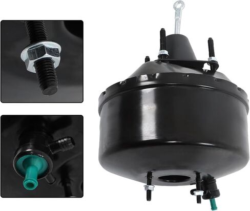 BAKEUM POWER BAKE BOOSER بدون استبدال الأسطوانة الرئيسية لداكوتا 2.5L 3.7L 3.9L 4.7L 5.2L 5.9L 1999-2004 استبدال Durango 3.9L 4.7L 5.2L 5.9L 1999-2003 54-71902 5013132AB in Saudi Arabia