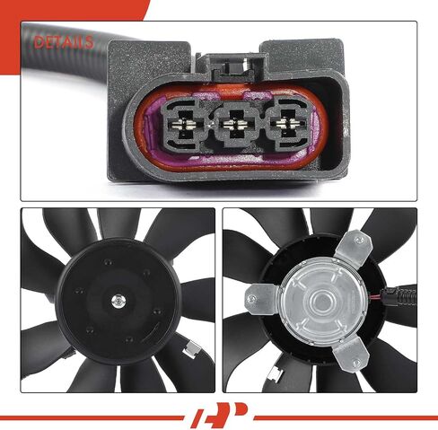 A-Premium Engine Colling Cooling Assombly متوافق مع موديلات فولكس واجن آند أودي-جيتا 1999-2005 ، الجولف 1999-2006 ، بيتل 1998-2005 ، TT 2000-2002 ، TT Quattro 2000-2006-استبدال# 1J095945555555555555555555555555555555 in Saudi Arabia