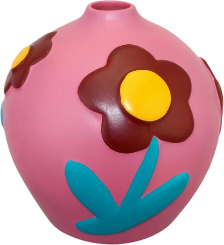 Ceramic Vase Living Room Creative Painted Ornament Home Flower Arrangement Decoration Vase in Saudi Arabia