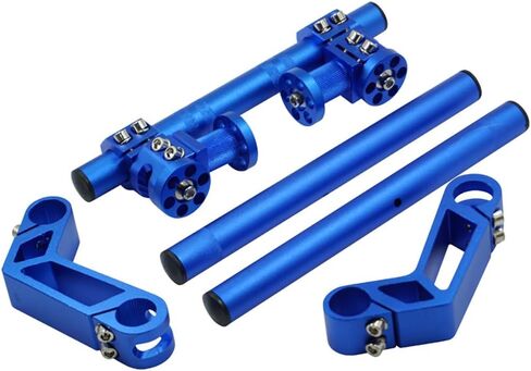 Adjustable Motorcycle Handlebars 7/8" 22mm CNC Aluminum Steering Handle Bar Set Fit for 125cc Motorcycle Pit Bike Dirt Bike (Gold) in Saudi Arabia