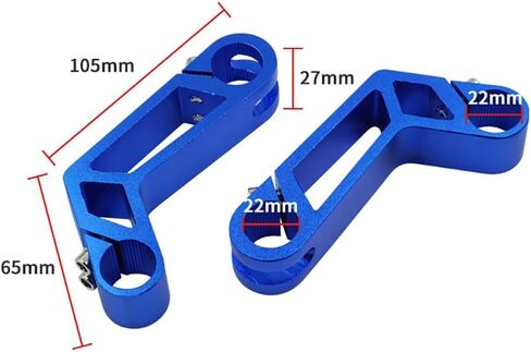 Adjustable Motorcycle Handlebars 7/8" 22mm CNC Aluminum Steering Handle Bar Set Fit for 125cc Motorcycle Pit Bike Dirt Bike (Gold) in Saudi Arabia