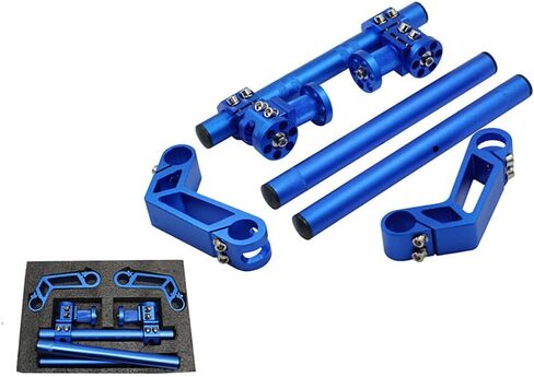 Adjustable Motorcycle Handlebars 7/8" 22mm CNC Aluminum Steering Handle Bar Set Fit for 125cc Motorcycle Pit Bike Dirt Bike (Gold) in Saudi Arabia
