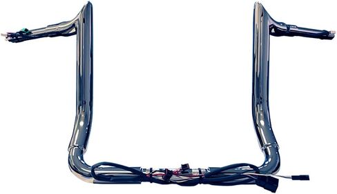Dominator Industries مسبقًا 14 "Big Daddy 1 ½" Meathook Bagger Bars مقابز متوافقة مع 2014-2023 Harley-Davidson Bagger Touring Electra و Street Glide و Special و Ultra Limited (Chrome) in Saudi Arabia