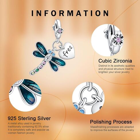 925 Sterling Silver Women Bracelets Animal Pink Butterfly Blue Murano Glass Sea Conch Fish Gold Seahorse Dolphin Pendant Women Bracelet Charm Mother's Day with Zirconia in Kuwait