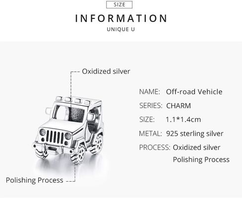 VOROCO 925 Sterling Silver Charm For Bracelet Necklace Charms Bead Pendant for Women Mother Daughter Grandma Family Friends Jewelry Gift in Kuwait