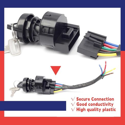 4012166 4011142 2878509 مفتاح الإشعال التبديل 4 الموضع 6 Pin & Harness Pulg Kit متوافق مع Polaris Ranger 400/500/570/800-mid-size/etx/ev-li-ion RZR 570-Base Ace 325/500/500/900 in Saudi Arabia
