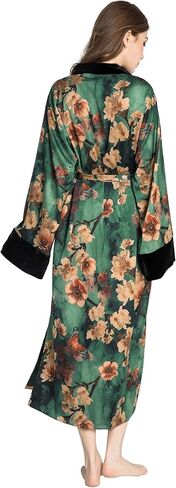 KIM+ONO Women's Kimono Wrap - Watercolor Floral, Charmeuse Kimono Wrap for Women and Men in Saudi Arabia