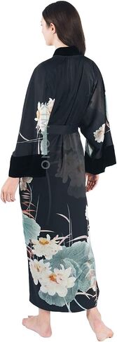 KIM+ONO Women's Kimono Wrap - Watercolor Floral, Charmeuse Kimono Wrap for Women and Men in Saudi Arabia