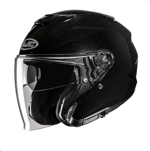 HJC i31 Solid Open Face Motorcycle Helmet, DOT Approved (Black, X-Large) in Saudi Arabia