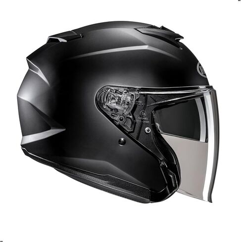 HJC i31 Solid Open Face Motorcycle Helmet, DOT Approved (Black, X-Large) in Saudi Arabia
