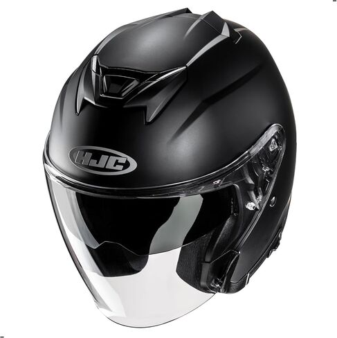 HJC i31 Solid Open Face Motorcycle Helmet, DOT Approved (Black, X-Large) in Saudi Arabia