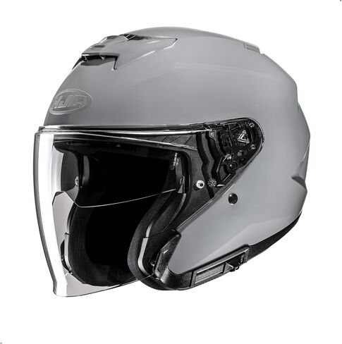 HJC i31 Solid Open Face Motorcycle Helmet, DOT Approved (Black, X-Large) in Saudi Arabia