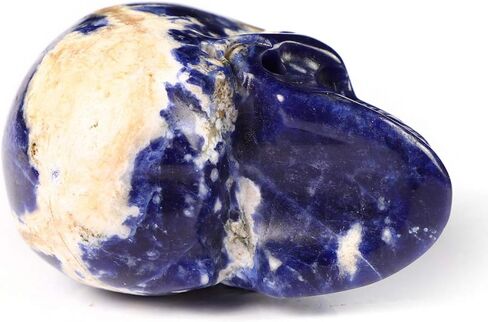 جمجمة كريستال سوداليتي 2.0 بوصة، منحوتة يدويًا من الأحجار الكريمة للفنون الجميلة، تمثال حجر شفاء الريكي.1483 in Kuwait