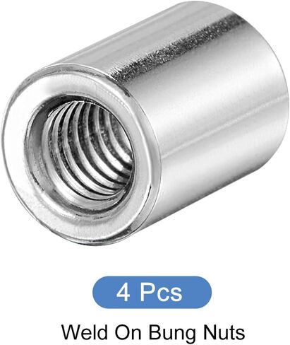 Weld on Bung Nut (M6x10mmx13.5mm) 10Pcs, Stainless Steel Insert Weldable Fuel Tank Fitting - for Component Maintenance, Weld-On Adapter in Saudi Arabia