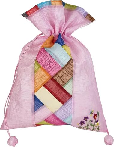 حقيبة Saekdong الكورية الكبيرة - Harksring Bokjumeoni Bag Hights (Pink) in Kuwait