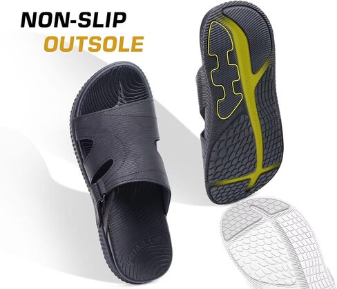 KuaiLu Womens Fashion Orthotic Slides Thick Cushion Recovery Sandals Ladies Slip On Walking Sandles With Comfortable Plantar Fasciitis Arch Support Indoor Outdoor in Saudi Arabia