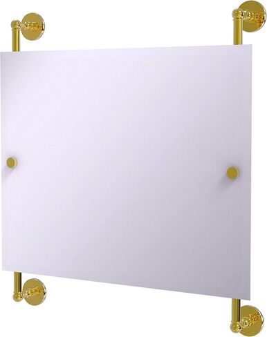 Allied Brass P1000-27-93-SFG Prestige Skyline Landscape Rectangular Frameless Rail Mounted Mirror, Sea Foam Green in Saudi Arabia