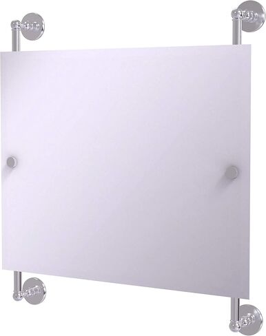 Allied Brass P1000-27-93-SFG Prestige Skyline Landscape Rectangular Frameless Rail Mounted Mirror, Sea Foam Green in Saudi Arabia