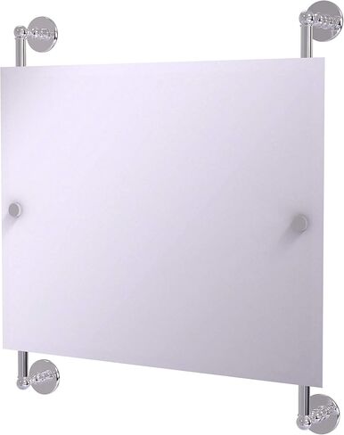 Allied Brass P1000-27-93-SFG Prestige Skyline Landscape Rectangular Frameless Rail Mounted Mirror, Sea Foam Green in Saudi Arabia