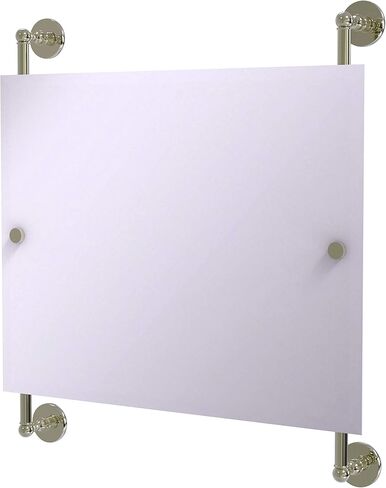 Allied Brass P1000-27-93-SFG Prestige Skyline Landscape Rectangular Frameless Rail Mounted Mirror, Sea Foam Green in Saudi Arabia