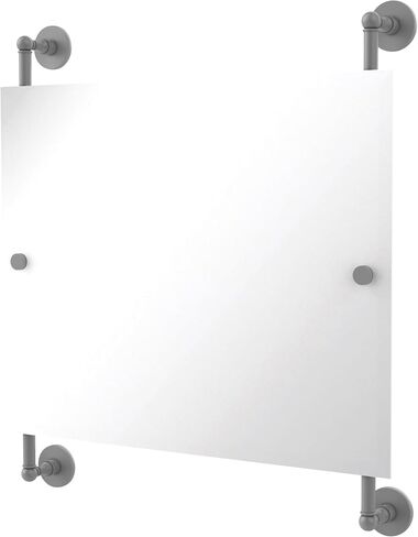 Allied Brass P1000-27-93-SFG Prestige Skyline Landscape Rectangular Frameless Rail Mounted Mirror, Sea Foam Green in Saudi Arabia