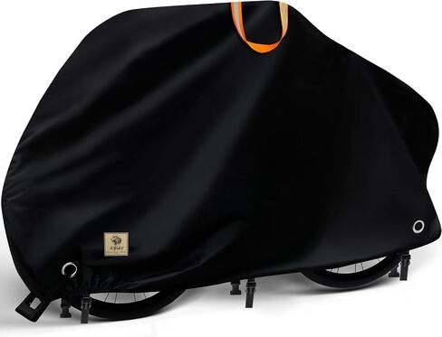 Bike Covers for Transport on Rear Rack,Fits for 2 Bicycles Car RV Travel Use,Waterproof Outdoor 600D Polyester,Rip-stop Windproof,Top Reinforce on Handlebar,with Extra 3 Fixed Bungee Cords in Saudi Arabia