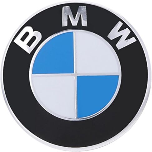 BMW Genuine Hood Roundel Emblem 82 مم لجميع النماذج باستثناء Z4 يناسب معظم الجذع انظر الوصف in Saudi Arabia