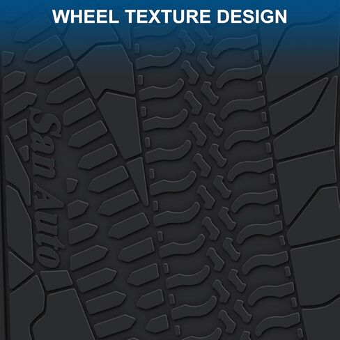 بطانات الشحن مناسبة خصيصًا لسيارة Jeep Wrangler JL 4XE 4 Door 2021 2022 2023 2024 سجادات صندوق السيارة سوداء بالكامل لجميع الأحوال الجوية من المطاط عالي التحمل (لا تناسب 4X4/2 باب) in Kuwait