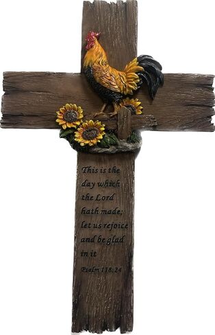 صليب نسر باين ريدج - صليب معلق على الحائط، ديكور منزلي معلق على الحائط، ديكور صليب روحي للجدار، ديكورات الحياة البرية لمقصورة المنزل، ديكور النسر in Kuwait