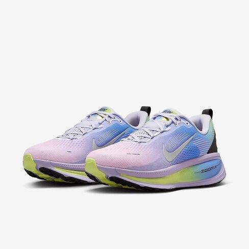 Nike Vomero 18 SE Road Rown Shoes (IB5169-500 ، Amethyst Tint/Cynangeas/Phantom/Metallic Silver) in Saudi Arabia