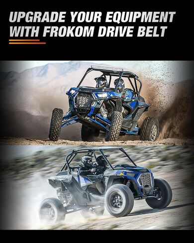 Frokom 3211196 Drive Belt ، حزام محرك شاق للخدمة الثقيلة لعام 2016+ Polaris General/General 4/2020+ Polaris General XP 1000/XP 4 1000 in Saudi Arabia
