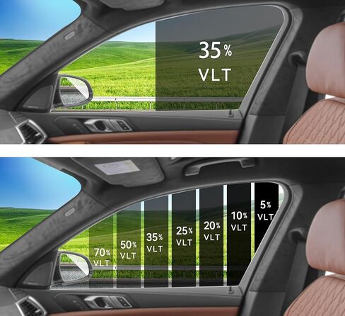 Precut Windows Tint Film All Sides Sun Sun Flocking Protection Privacy Anti Shatter Glass 2 Ply Film أي طقم الظل الصبغة لـ Honda CRV 2002-2006 in Kuwait