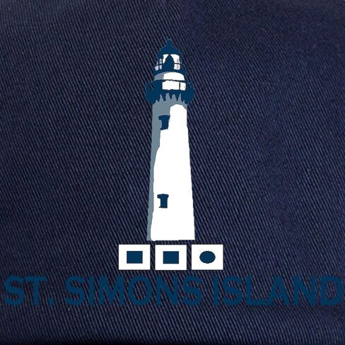 Cafepress St. Simons Island Lighthouse Design. غطاء البيسبول القابل للتعديل in Saudi Arabia