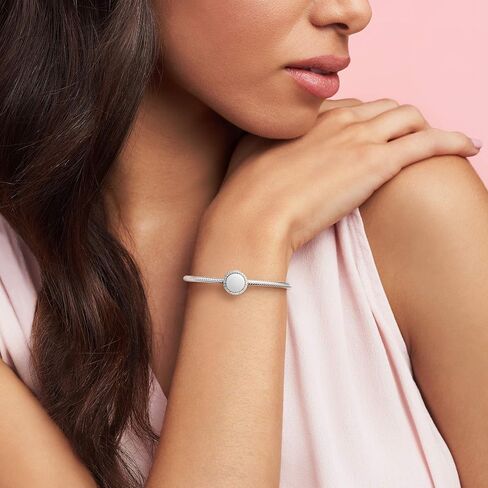 Pandora Charm - أساور لحظات متوافقة - مجوهرات للنساء - هدية للنساء في حياتك - مصنوعة من الفضة الإسترليني والزركونيا المكعبة in Saudi Arabia