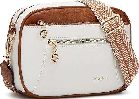 Crossbody Purse for Women Small Crossbody Bags Trendy Vegan Leather with Adjustable Shoulder Straps Gift for Mother Wife Mom in Kuwait